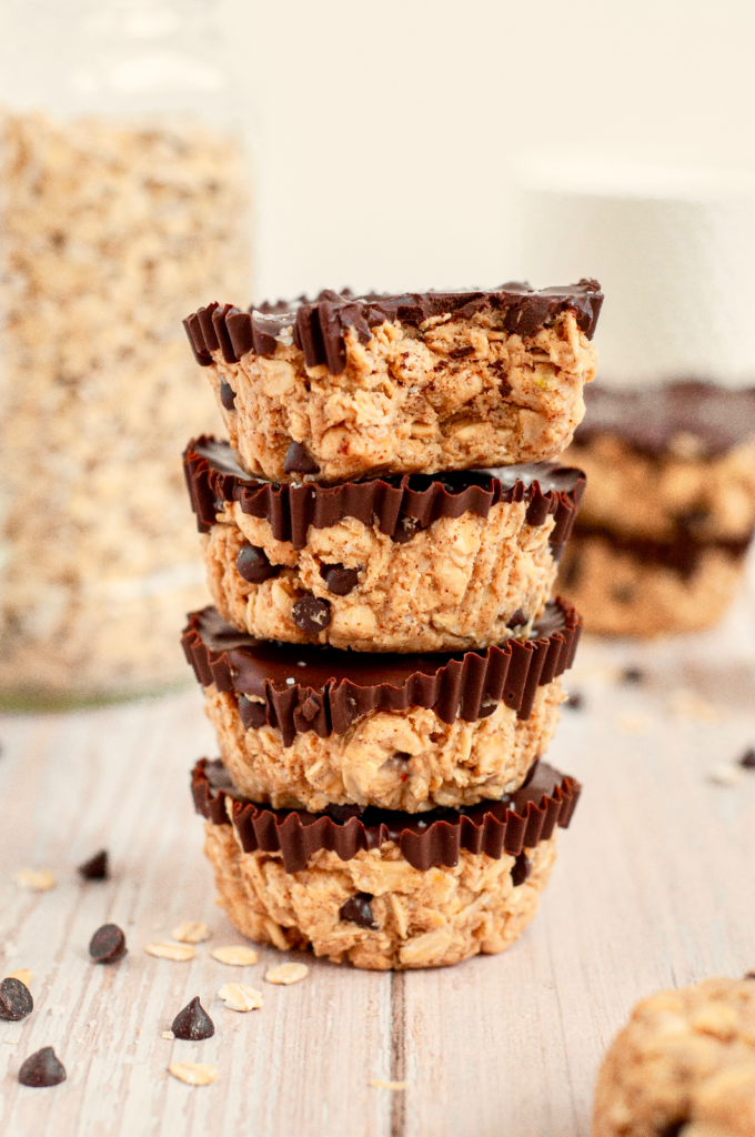 Chocolate Chip Cookie Protein Cups by Caked By Katie - FoodSocial