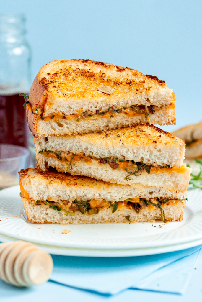 Honey Butter Grilled Cheese by Caked By Katie - FoodSocial