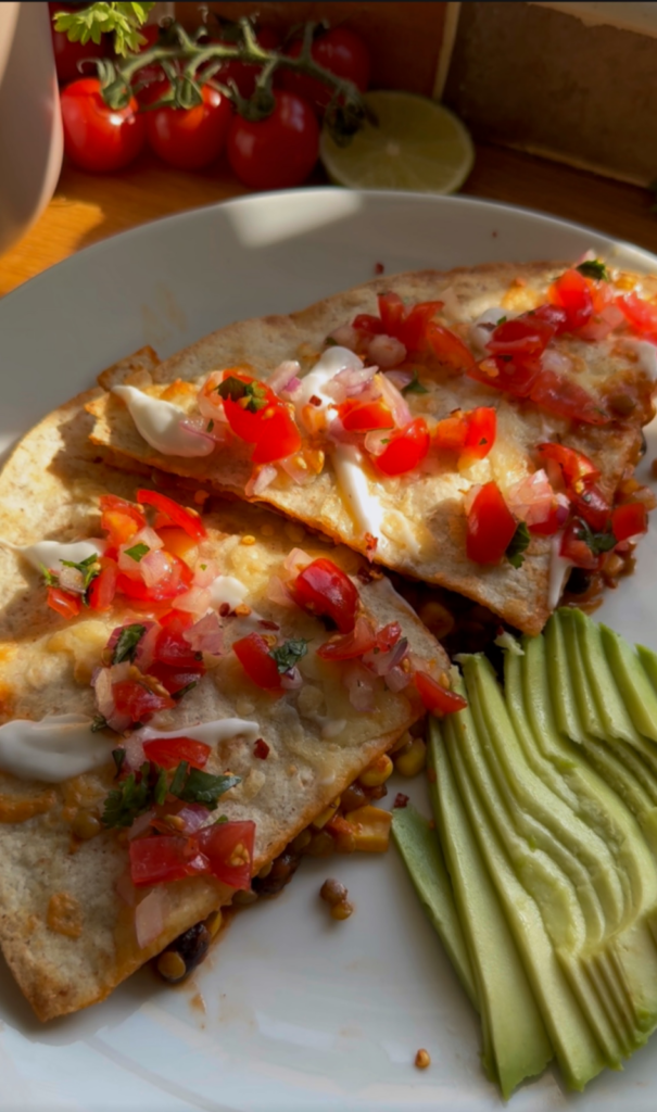 Lazy Lentil Quesadillas by Nicole Derdabi - FoodSocial
