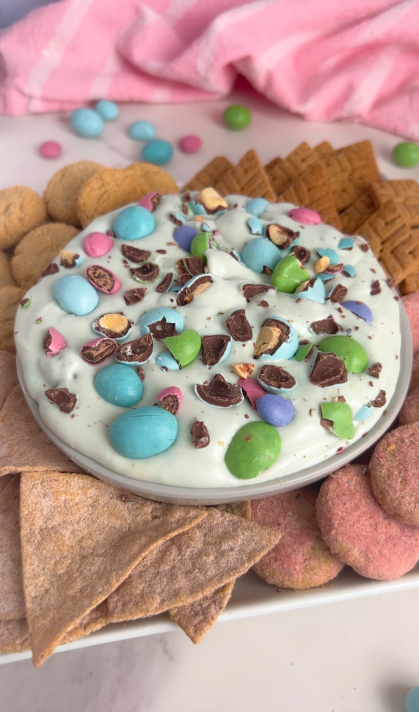 Healthier Easter Cheesecake Dip by colleenshealthylife - FoodSocial