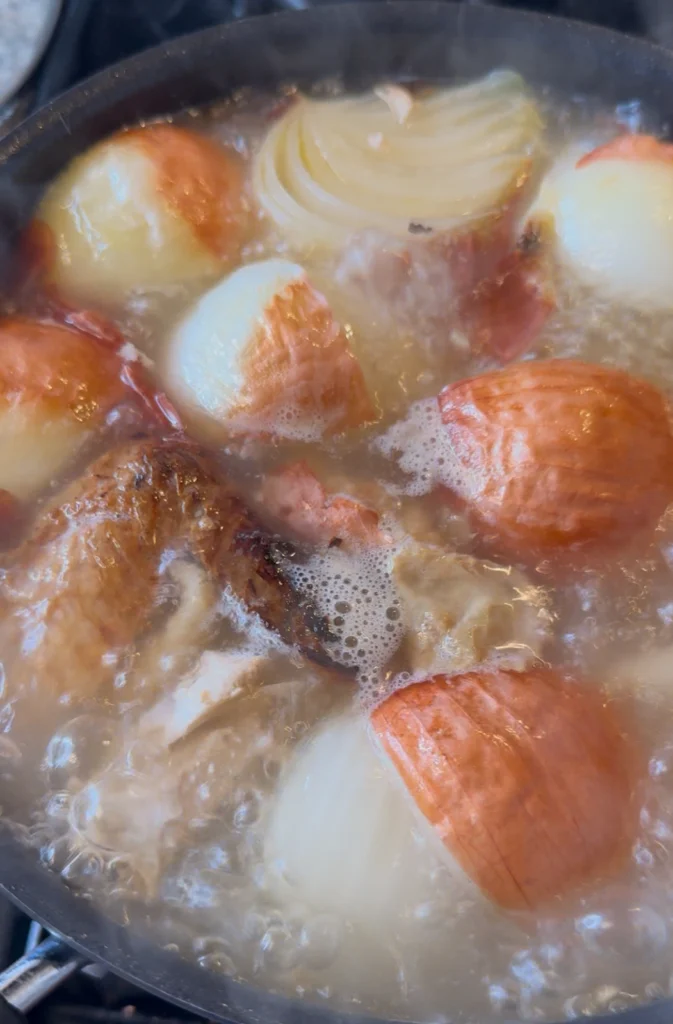 Homemade Rotisserie Chicken Stock by glassofweinstein - FoodSocial