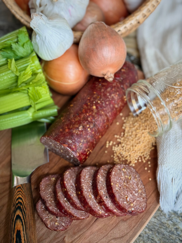 Hot Smoked Summer Sausage | Traeger / Smoker Recipe by Tasha Tindall - FoodSocial
