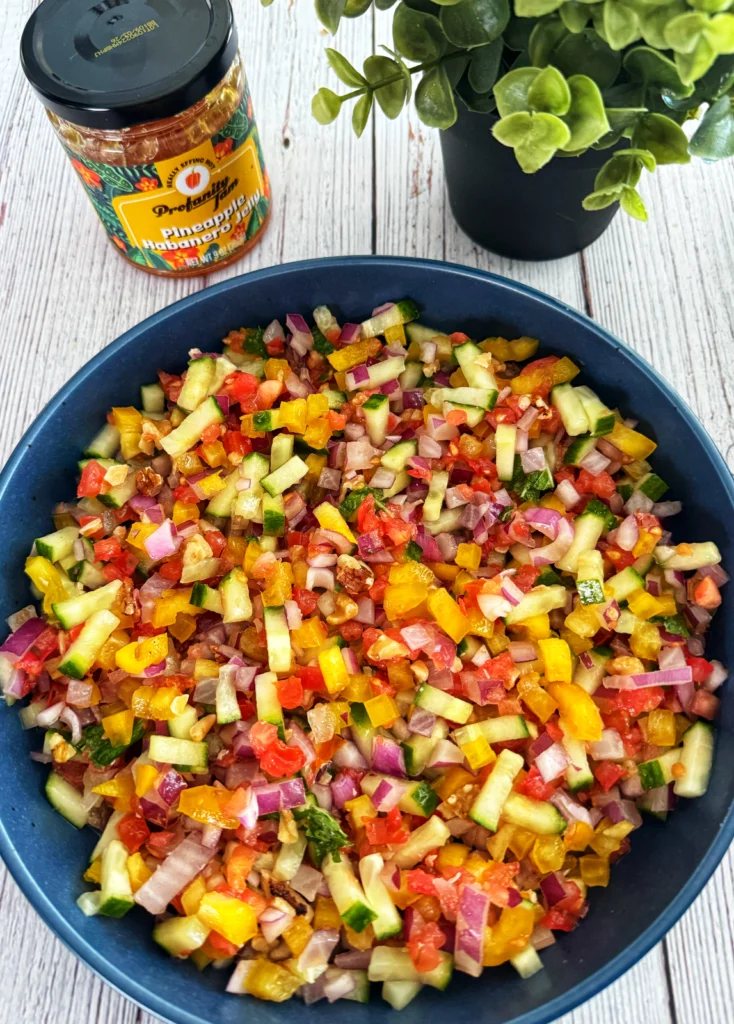 Indian “Kachumber” Salad with a Kick by Masala Paleo - FoodSocial