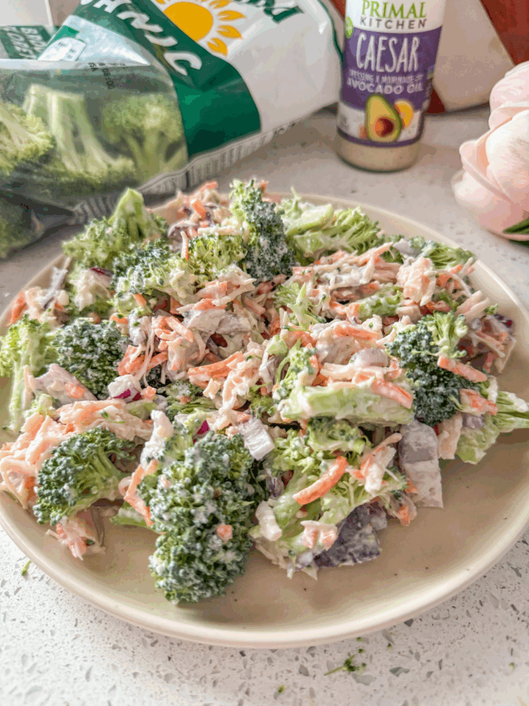 Broccoli Caesar Chicken Salad by Marissaswholelife - FoodSocial