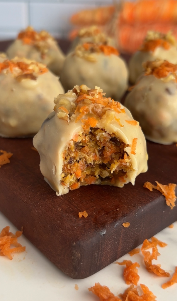 Healthy Carrot Cake Truffles by colleenshealthylife - FoodSocial