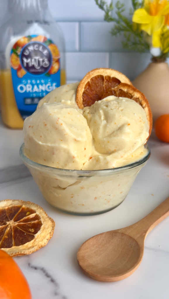 Orange Creamsicle Protein Ice Cream by colleenshealthylife - FoodSocial