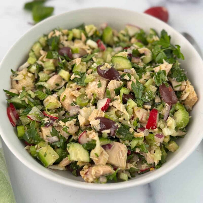 Mediterranean Tuna Salad With Herbs by A Sweet Thyme | Gwen Wolken - FoodSocial