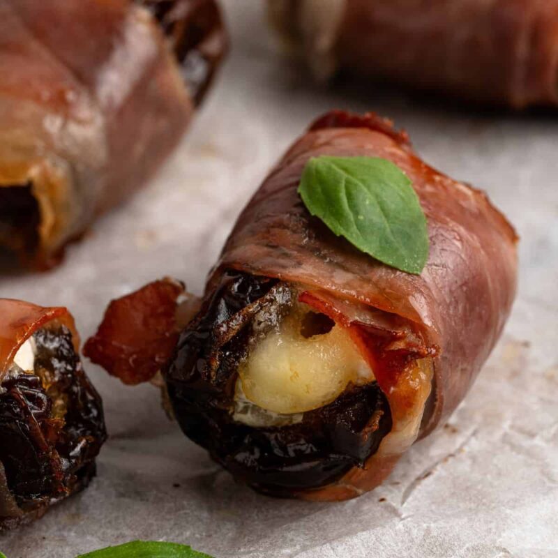 Prosciutto Wrapped Dates by A Sweet Thyme | Gwen Wolken - FoodSocial