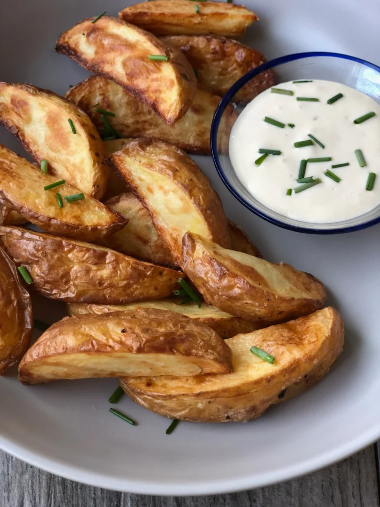 Seasoned Potato Wedges with Truffle Aioli by Readyprepheal - FoodSocial