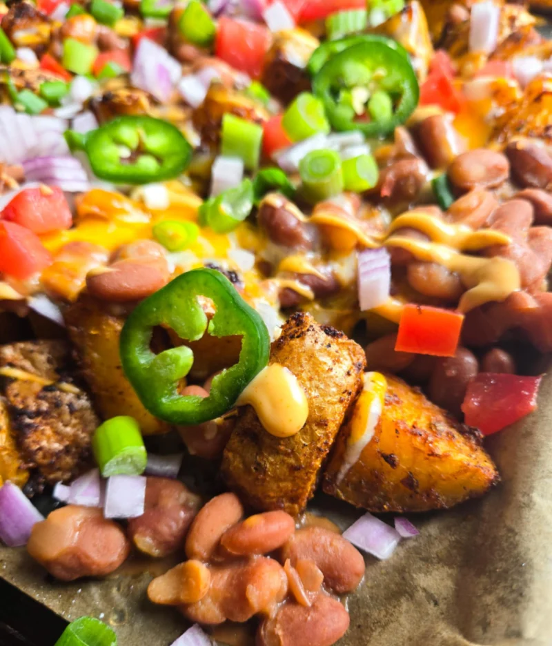 Sheet Pan Potato Nachos by the_happy_veg - FoodSocial
