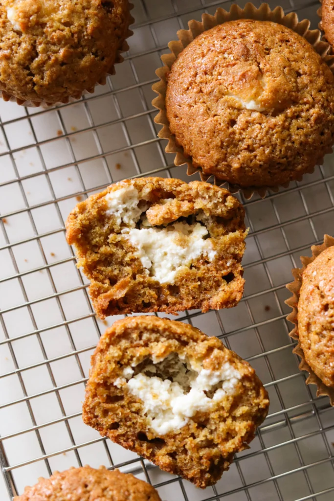 Carrot Cake Muffins with Cream Cheese Filling (Gluten Free) by What Great Grandma Ate - FoodSocial