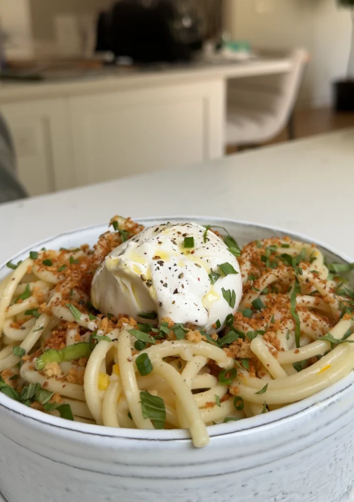 Summer Bucatini by jzeats - FoodSocial