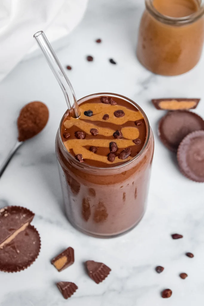 Peanut Butter Cup Smoothie by Chloe's Creative Kitchen - FoodSocial