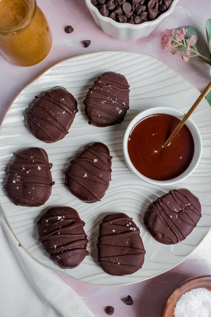 Healthy Reese’s Peanut Butter Eggs by Chloe's Creative Kitchen - FoodSocial
