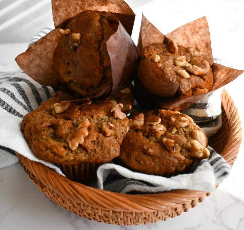 Gluten-Free Dairy-Free Banana Bread Muffins by livingfreelygf - FoodSocial