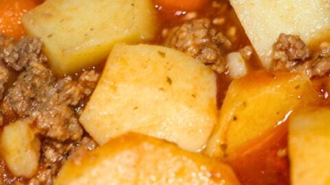 Crock Pot Hamburger Stew by cookeatgo - FoodSocial