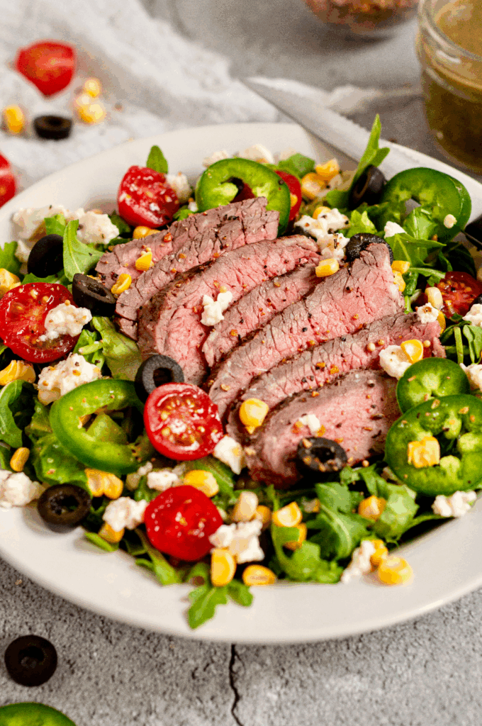 Jalapeno Steak Salad by Caked By Katie - FoodSocial