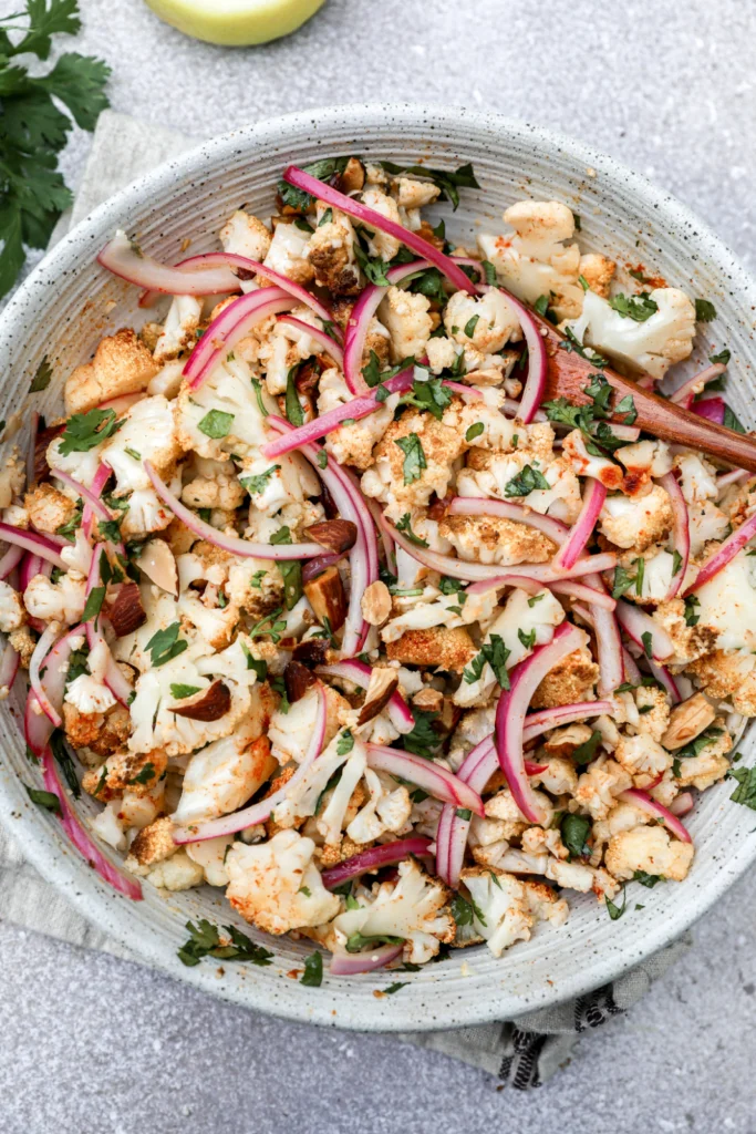 Grilled Cauliflower Salad with Tangerine Vinaigrette by Jessi's Kitchen - FoodSocial