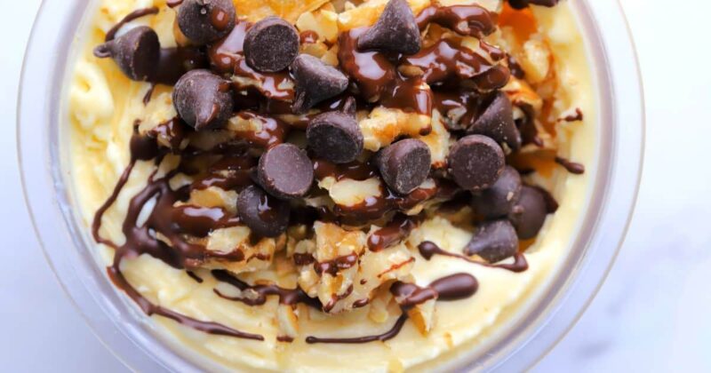 High Protein Chunky Monkey Ice Cream (Ninja Creami) by Oscar Chimenti - FoodSocial