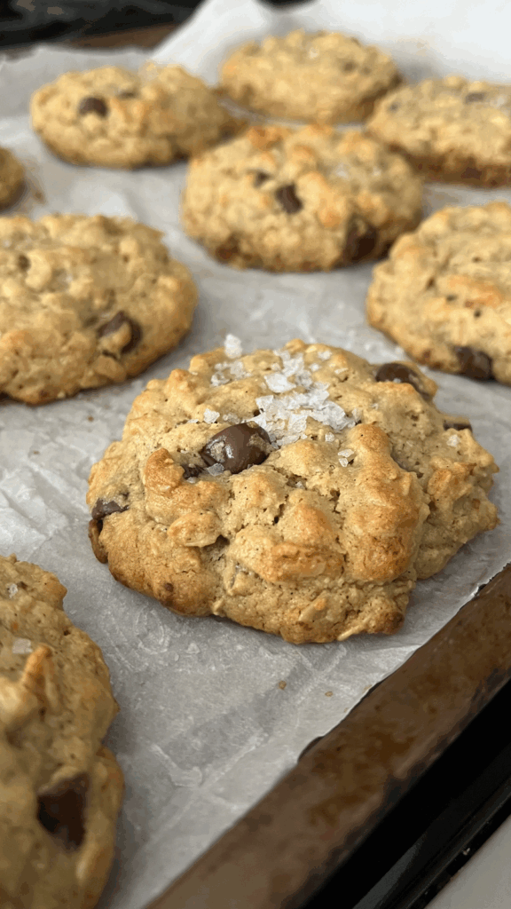 Sweet & Salty Tahini Chocolate Chip Cookies by Lisa Lipari - FoodSocial