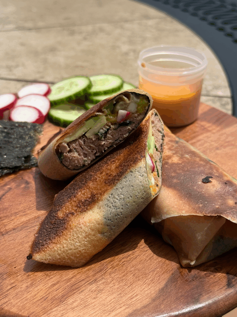 “S.M.A.S.H.” sushi burrito by ericatangeman - FoodSocial