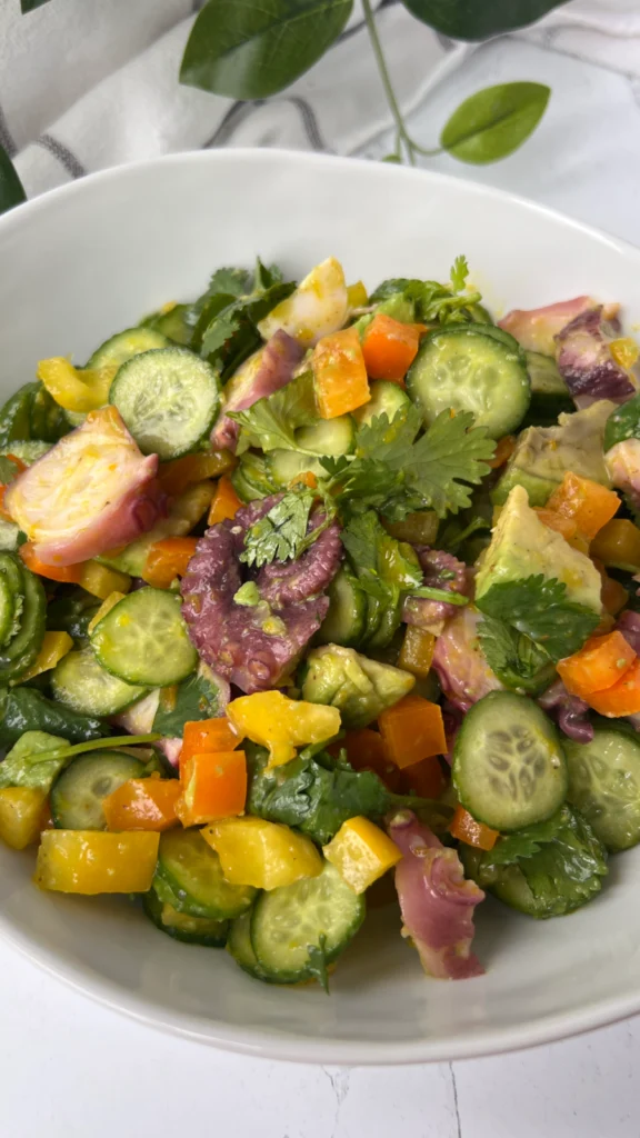 Avocado & Octopus Citrus Bowl by hollysbestlife - FoodSocial