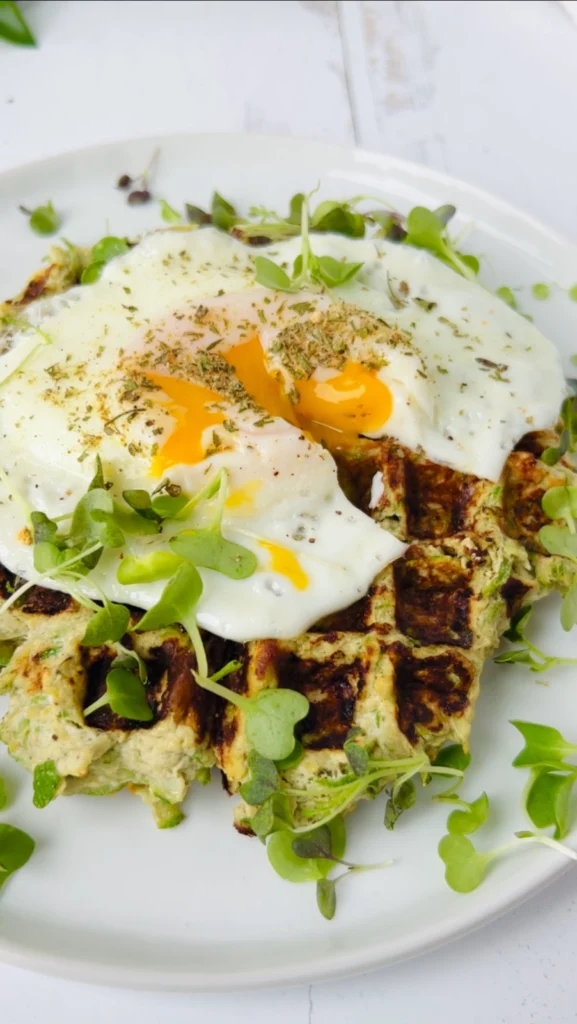 Savory Zucchini Waffles by hollysbestlife - FoodSocial