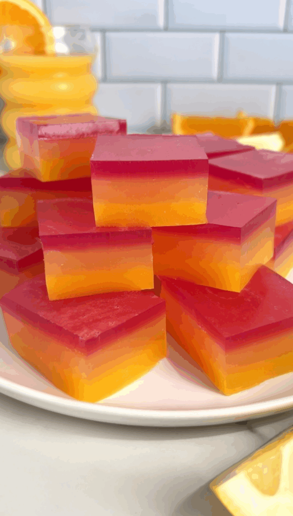 Superfood sunset gummy jigglers! by colleenshealthylife - FoodSocial