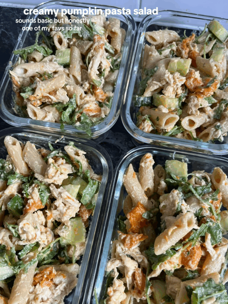 Pumpkin pasta salad by Lauren Jantzen - FoodSocial