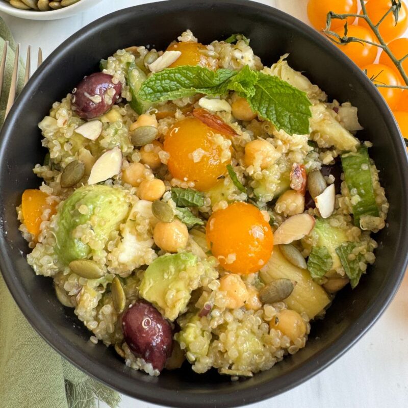 Zesty Quinoa Salad With Lemon Vinaigrette by A Sweet Thyme | Gwen Wolken - FoodSocial