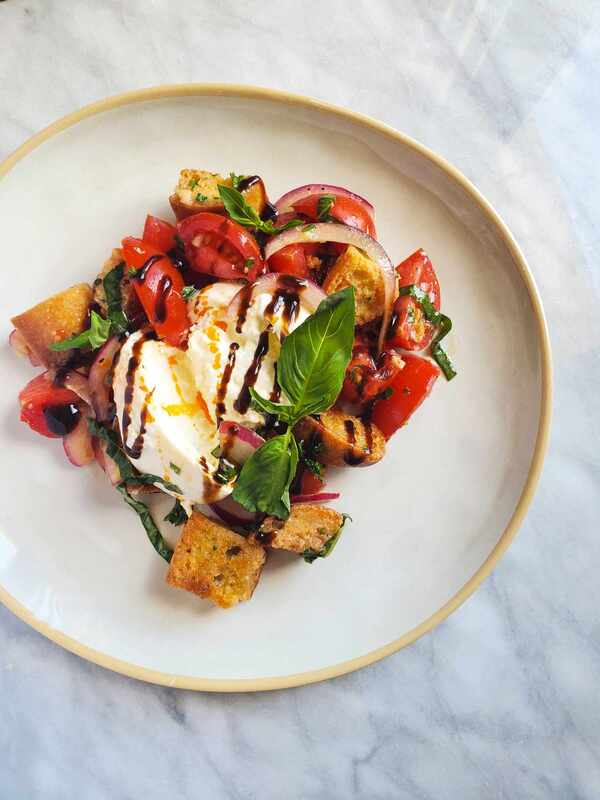 Burrata Panzanella Salad by the_happy_veg - FoodSocial