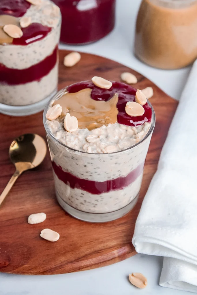 PB&J Overnight Oats by Chloe's Creative Kitchen - FoodSocial