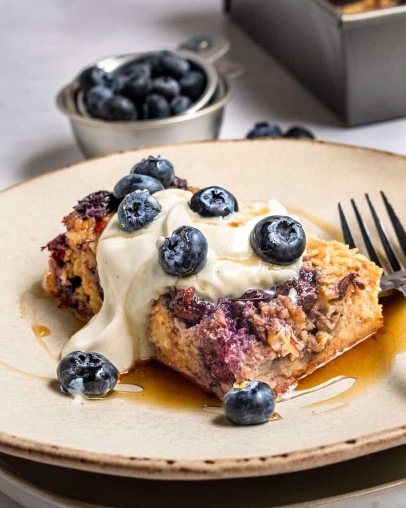 Blueberry Baked Oatmeal by Stillwood Kitchen - FoodSocial