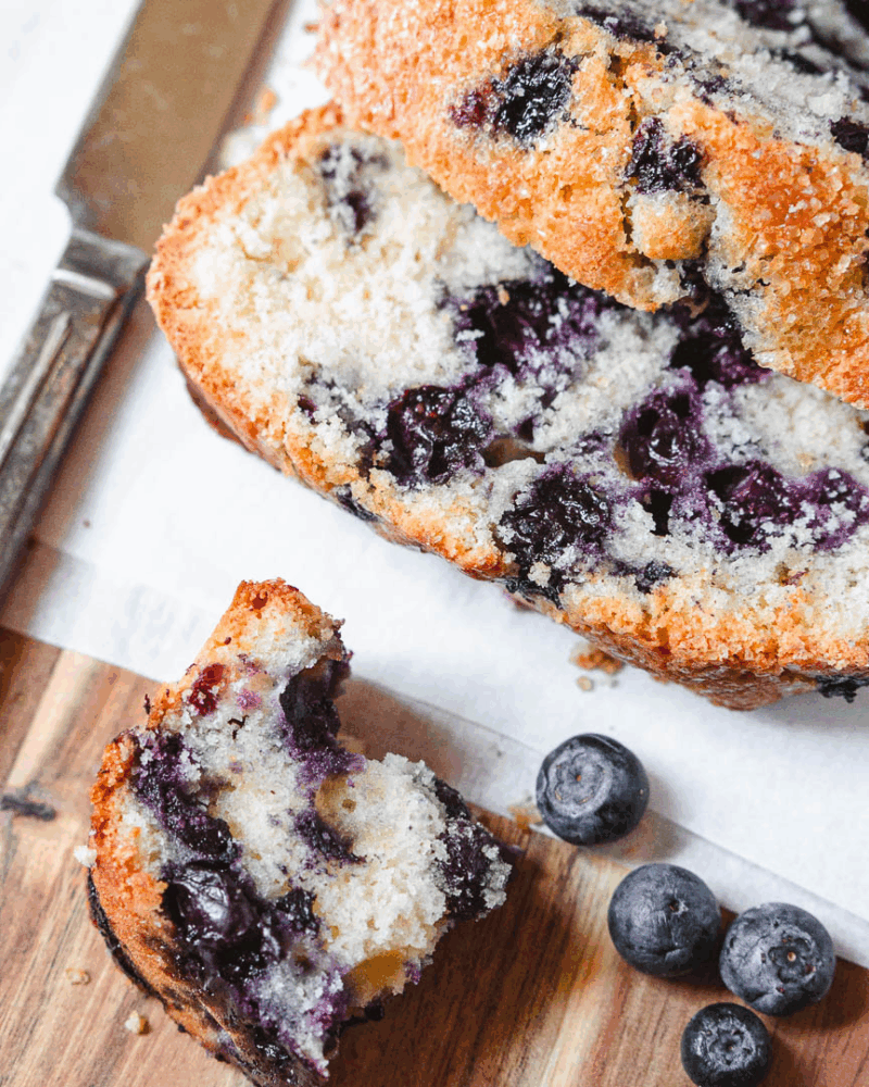 Gluten-Free Lemon Blueberry Loaf by Stillwood Kitchen - FoodSocial