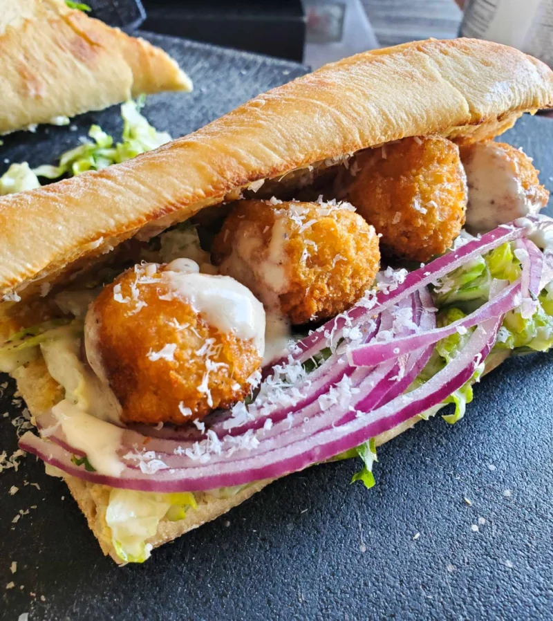 Chik’n Caesar Salad Ciabattas by the_happy_veg - FoodSocial