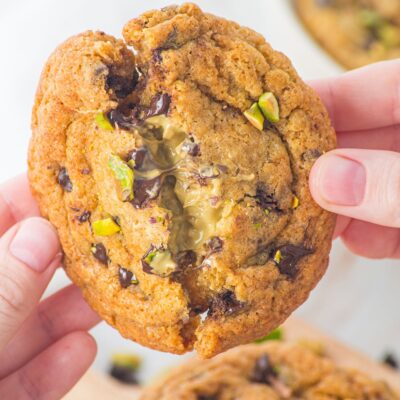 Chocolate Chip Pistachio Cookies