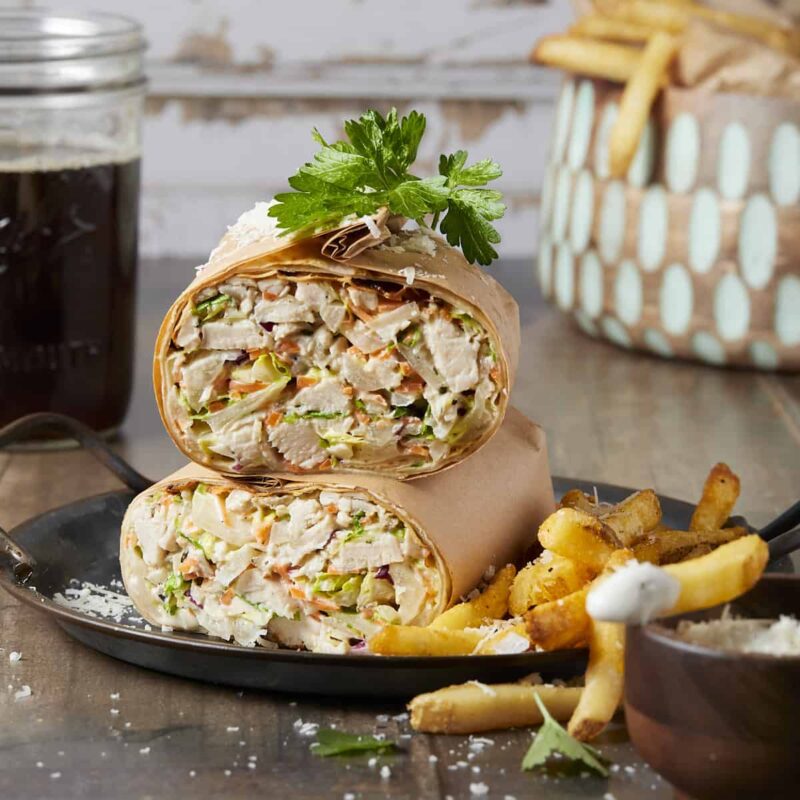 Chopped Chicken Caesar Wrap by thevirtualcaterer - FoodSocial