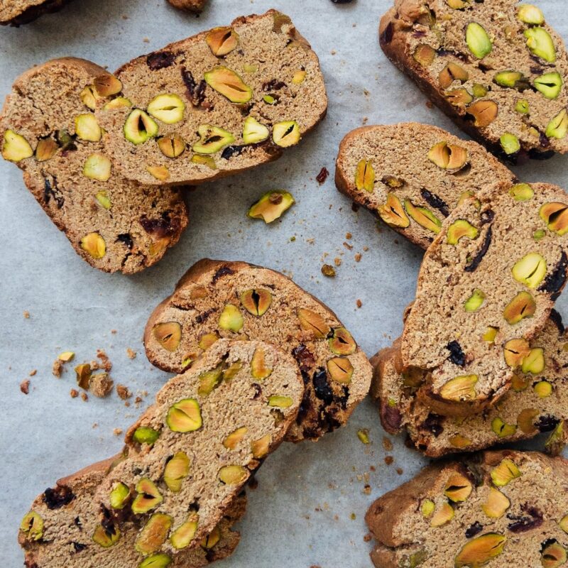Cranberry Pistachio Biscotti by mammasflavors - FoodSocial