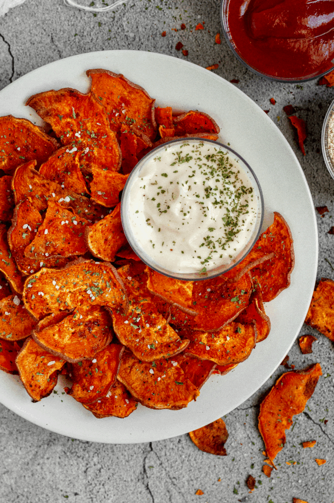 Sweet Potato Chips by Caked By Katie - FoodSocial