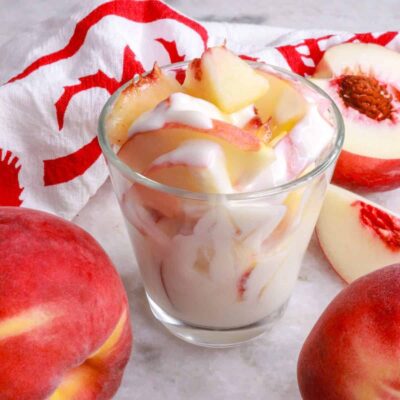 Dairy-Free Duraznos con Crema (Peaches with Cream)
