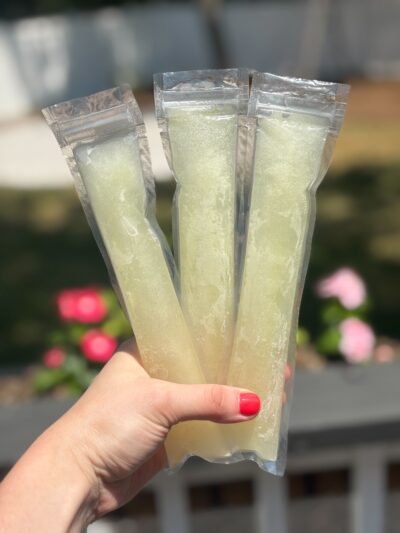 Easy Lemonade Ice Pops