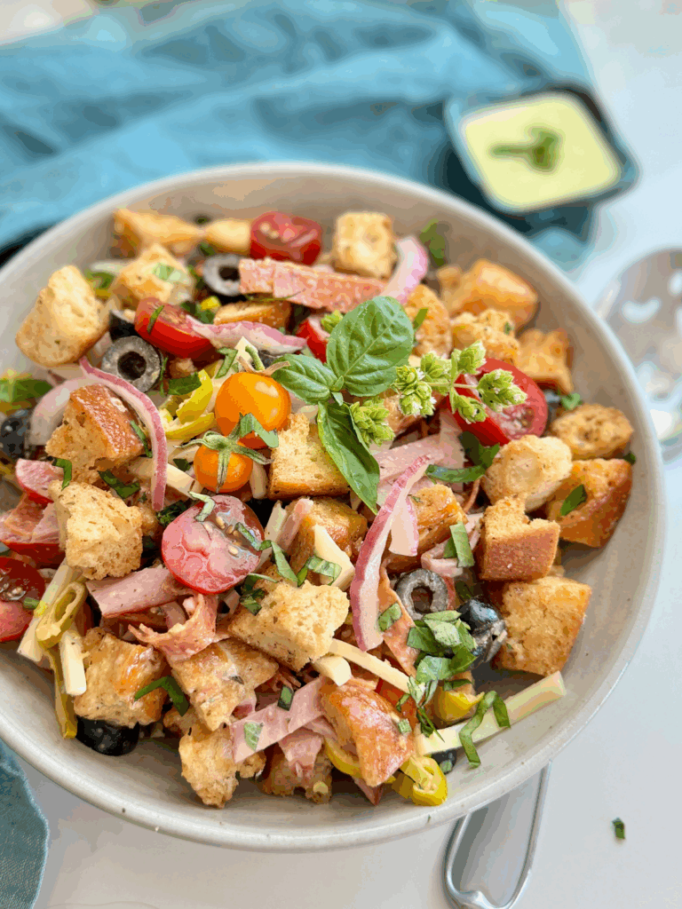 Panzanella “slider” Inspired Salad by Back Porch Paleo - FoodSocial