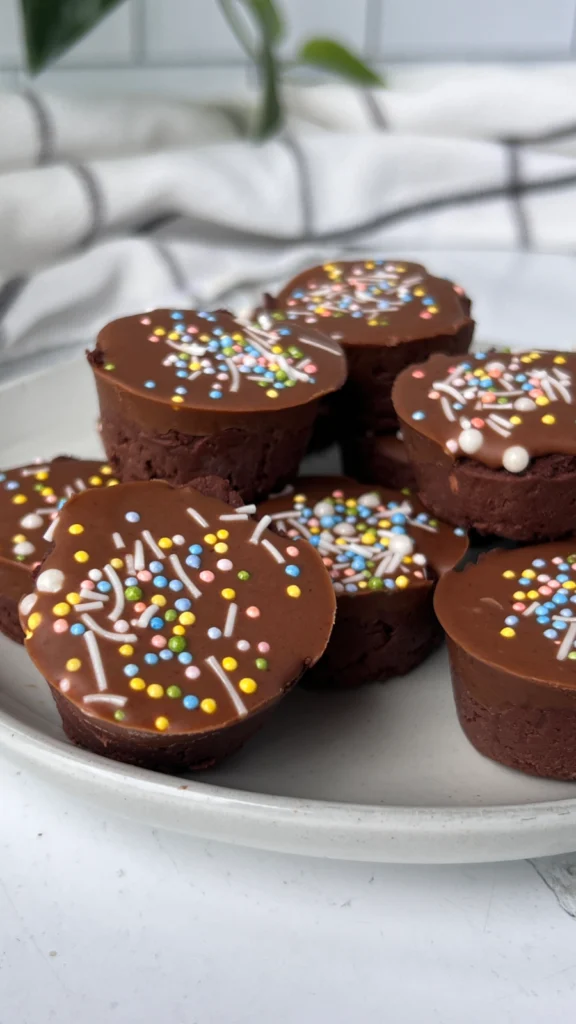 No Bake Cosmic Brownie Bites by hollysbestlife - FoodSocial