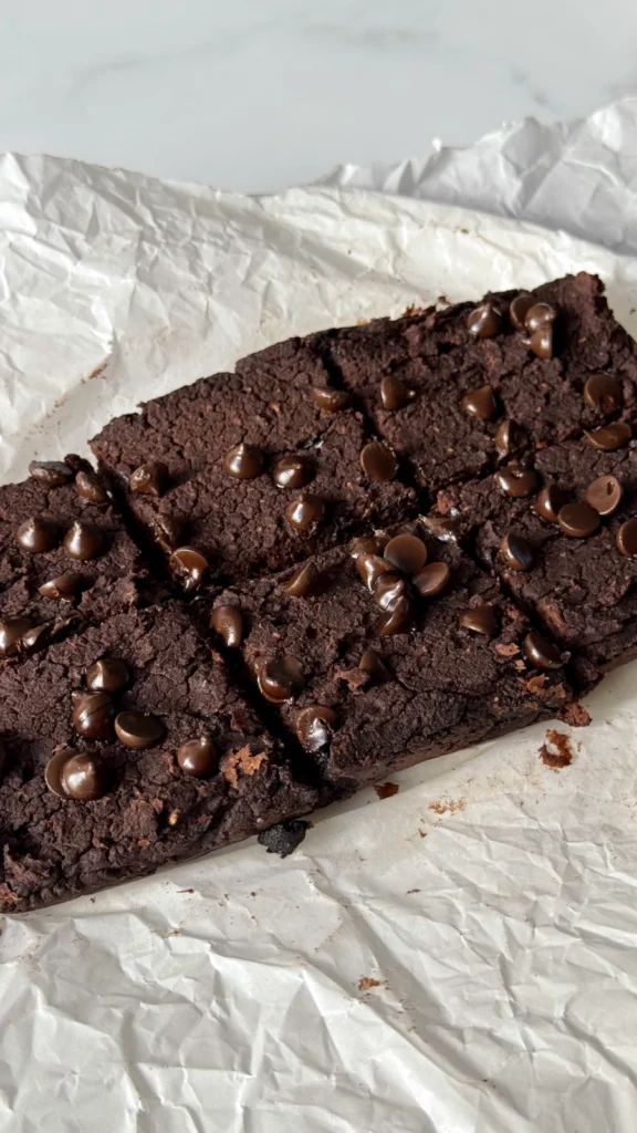 Chocolate Chickpea Protein Brownies by Chenoa Hill - FoodSocial