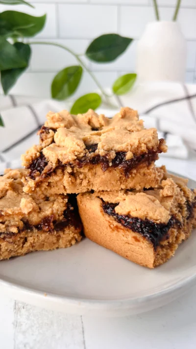 Peanut Butter Jelly Bars