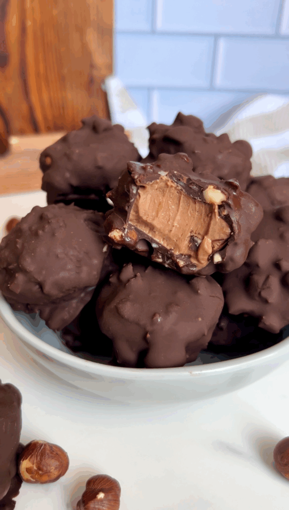 Ferrero Rocher Ice Cream Bites by colleenshealthylife - FoodSocial
