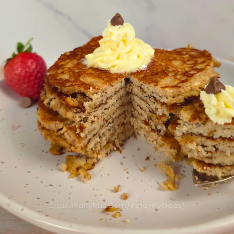 High Protein Cottage Cheese Keto Pancakes No Eggs by rallyrus - FoodSocial