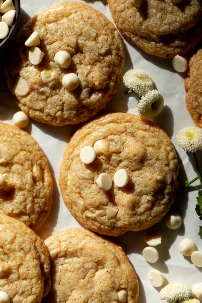 Brown Butter Lemon White Chocolate Cookies by The Sweet Occasion - FoodSocial