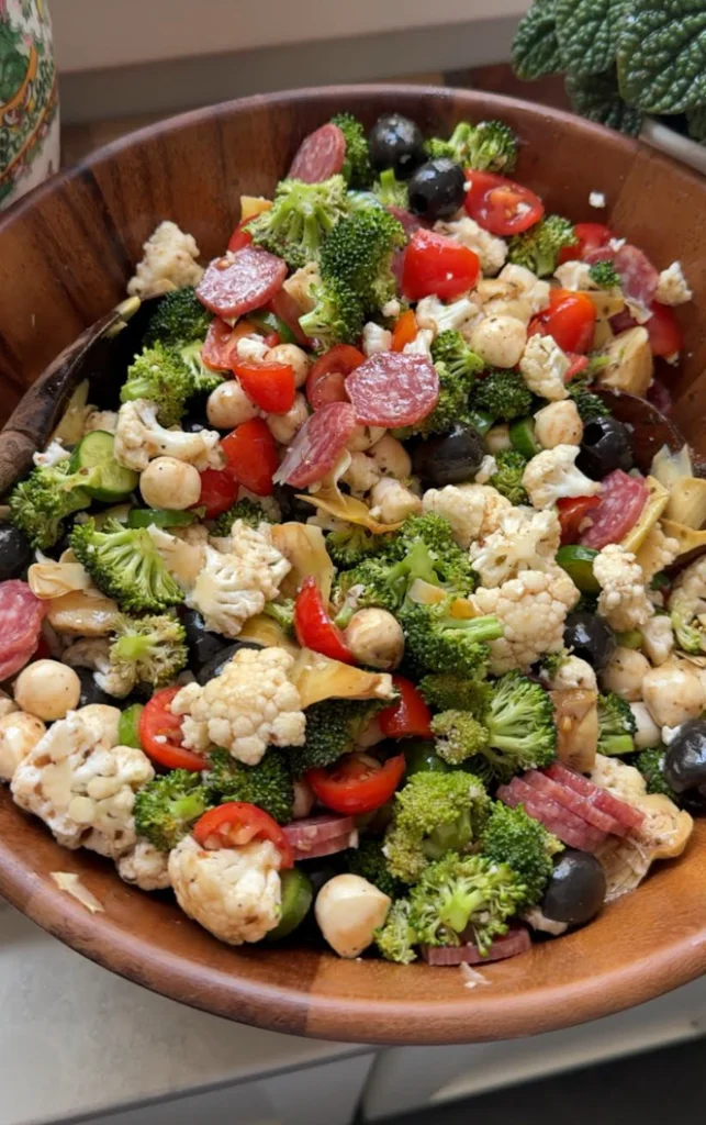 Antipasto Salad with Veggies by Lara Salamone - FoodSocial