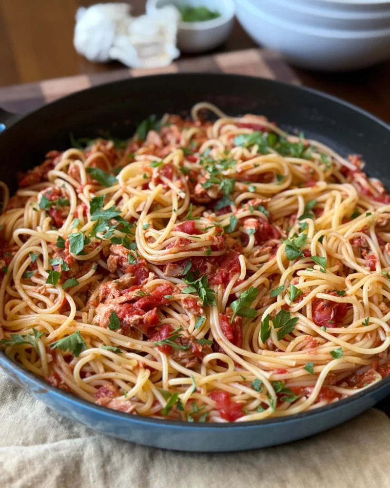 Tuna & Tomato Pasta by Reed Dunn - FoodSocial